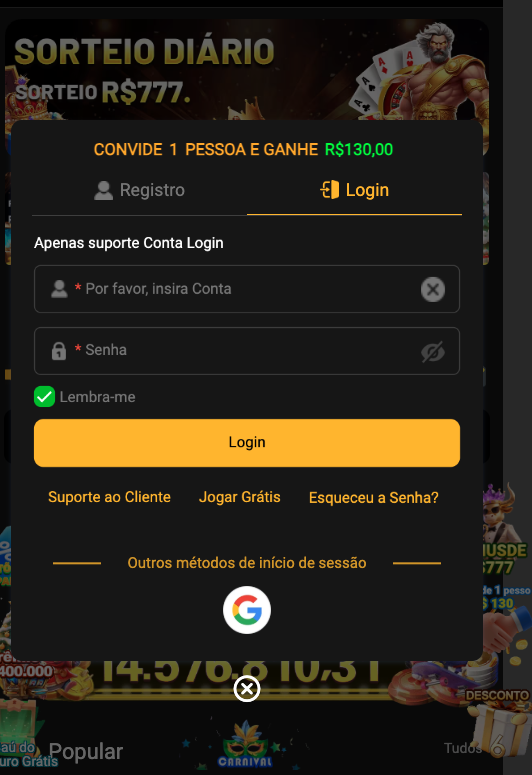 Aplicativo móvel 99BB